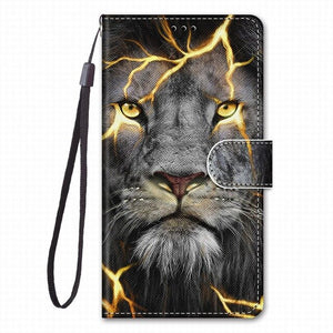 For Case Samsung Galaxy J6 Plus 2018 J530 J510 J5 2017 2016 Leather Phone Cover Animal Floral Lovely Girl Boy Magnetic Capa O08F