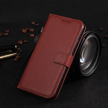 Load image into Gallery viewer, Leather Flip Wallet Case For Samsung Galaxy J4 J6 Plus J8 J2 Pro 2018 J3 J5 J7 Core Prime 2015 2016 2017 Cases Cover Phone Bags
