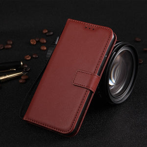 Leather Flip Wallet Case For Samsung Galaxy J4 J6 Plus J8 J2 Pro 2018 J3 J5 J7 Core Prime 2015 2016 2017 Cases Cover Phone Bags