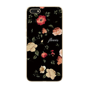Silicone case For Huawei Honor 7A Case 5.45" inch Soft Phone Case Huawei Honor 7A 7 A DUA-L22 Russian Back Cover Coque bumper