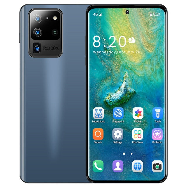 Global Version S20 U  Android Smartphone 6.7inch Cellphone Dual SIM Mobile phone 3G Cell Smart Phones Face unlock handset