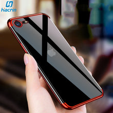 Load image into Gallery viewer, Hacrin Case For iPhone SE 2020 Case Soft TPU Transparent Clear Laser Plating Cover For iPhone SE2 SE 2 Case Protective Bumper

