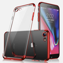 Load image into Gallery viewer, Hacrin Case For iPhone SE 2020 Case Soft TPU Transparent Clear Laser Plating Cover For iPhone SE2 SE 2 Case Protective Bumper
