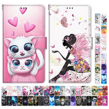 Load image into Gallery viewer, Boys Girls Kids Lovely Phone Bags For Case Samsung Galaxy A50 A500 A510 A520 A5 2015 2016 2017 Tower Dog Cat Kitten Tiger D08F
