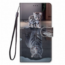 Load image into Gallery viewer, Boys Girls Kids Lovely Phone Bags For Case Samsung Galaxy A50 A500 A510 A520 A5 2015 2016 2017 Tower Dog Cat Kitten Tiger D08F
