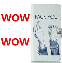 Load image into Gallery viewer, Boys Girls Kids Lovely Phone Bags For Case Samsung Galaxy A50 A500 A510 A520 A5 2015 2016 2017 Tower Dog Cat Kitten Tiger D08F
