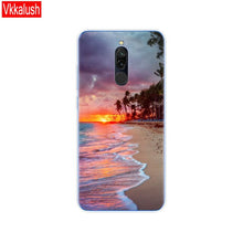 Load image into Gallery viewer, silicon case for xiaomi redmi 8 cases full protection soft tpu back cover on redmi 8 bumper hongmi 8 phone shell bag coque
