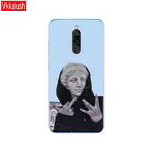 Load image into Gallery viewer, silicon case for xiaomi redmi 8 cases full protection soft tpu back cover on redmi 8 bumper hongmi 8 phone shell bag coque
