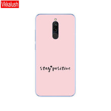 Load image into Gallery viewer, silicon case for xiaomi redmi 8 cases full protection soft tpu back cover on redmi 8 bumper hongmi 8 phone shell bag coque
