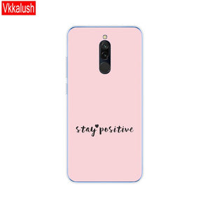 silicon case for xiaomi redmi 8 cases full protection soft tpu back cover on redmi 8 bumper hongmi 8 phone shell bag coque