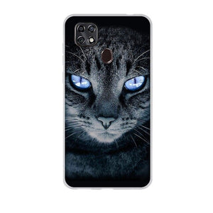 Phone Case For ZTE Blade 20 Smart 2019 Case Soft Silicone Cute Cat Bumper Protective TPU Back Cover For ZTE Blade 20 Smart Bags