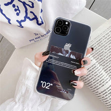 Load image into Gallery viewer, Fashion Tides brand sneakers Phone Case For iPhone 11 Pro X XR XS MAX 7 8 6 Plus Simple label letter Clear Silicone Cover Coque
