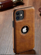 Load image into Gallery viewer, For iPhone 11 11 Pro 11 Pro Max Case Luxury Business Leather Stitching  Case Cover for iphone XS Max XR X 8 7 6 6S Plus Case
