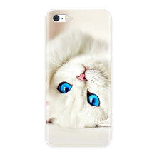 Load image into Gallery viewer, Phone Case  For iPhone SE 5S 5 S 5C Soft Silicone TPU Ultra Thin Cute Flower Floral Back Cover For iPhone 4S 4 S  Case

