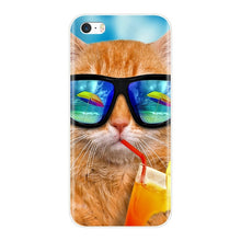 Load image into Gallery viewer, Phone Case  For iPhone SE 5S 5 S 5C Soft Silicone TPU Ultra Thin Cute Flower Floral Back Cover For iPhone 4S 4 S  Case
