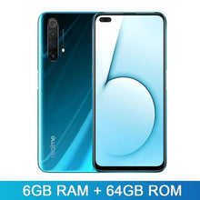 Load image into Gallery viewer, realme X50 X 50 5G 6GB 64GB 6.57&#39;&#39; Moblie Phone Snapdragon 765G Octa Core 64MP Quad Camera Cellphone VOOC 30W Fast Charger
