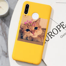 Load image into Gallery viewer, Lovely Cats Dog Case For Huawei P40 P30 P20 Mate 30 20 10 Lite Pro P Smart 2019 Cover nova 3 3i 4 5 5i 6 SE Pro Phone Bag Soft
