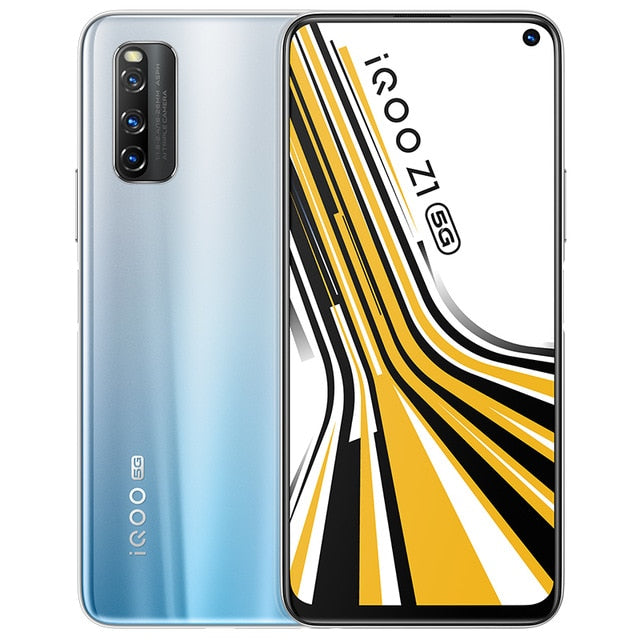 Original vivo iQOO Z1 5G 6GB 128GB MediaTek 1000 Plus Mobile Phone Celular 4500mAh 44W Charging 144Hz Refresh Rate Cell phone