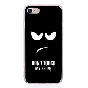 For Fundas iPhone 5S 5 S SE Case Cover Apple iPhone 6 6S 7 8 Plus X XS Cute Minnie Silicone Phone Cover Case For iphone 7 capas