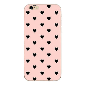 For Fundas iPhone 5S 5 S SE Case Cover Apple iPhone 6 6S 7 8 Plus X XS Cute Minnie Silicone Phone Cover Case For iphone 7 capas
