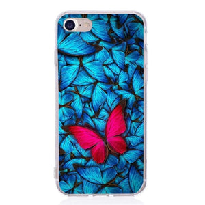 For Fundas iPhone 5S 5 S SE Case Cover Apple iPhone 6 6S 7 8 Plus X XS Cute Minnie Silicone Phone Cover Case For iphone 7 capas