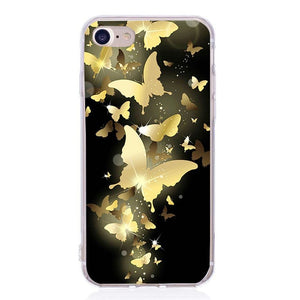 For Fundas iPhone 5S 5 S SE Case Cover Apple iPhone 6 6S 7 8 Plus X XS Cute Minnie Silicone Phone Cover Case For iphone 7 capas
