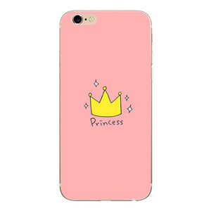 For Fundas iPhone 5S 5 S SE Case Cover Apple iPhone 6 6S 7 8 Plus X XS Cute Minnie Silicone Phone Cover Case For iphone 7 capas