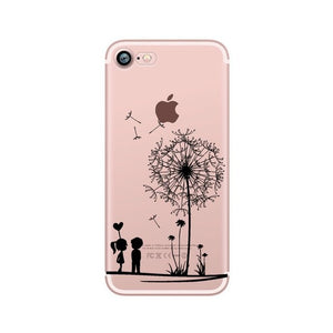 For Fundas iPhone 5S 5 S SE Case Cover Apple iPhone 6 6S 7 8 Plus X XS Cute Minnie Silicone Phone Cover Case For iphone 7 capas