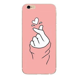 For Fundas iPhone 5S 5 S SE Case Cover Apple iPhone 6 6S 7 8 Plus X XS Cute Minnie Silicone Phone Cover Case For iphone 7 capas