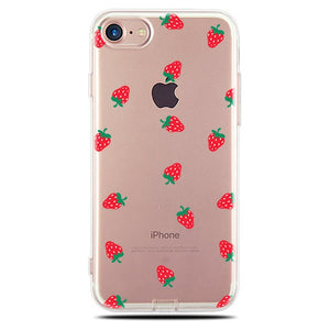 For Fundas iPhone 5S 5 S SE Case Cover Apple iPhone 6 6S 7 8 Plus X XS Cute Minnie Silicone Phone Cover Case For iphone 7 capas