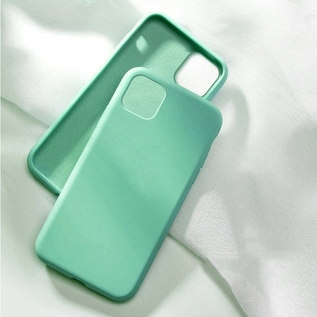 Logo case for iphone 7 8 6 6s plus Candy Coque cover for iPhone xr x xs 11 pro max silicone case with retail box iphone 11 case