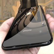 Load image into Gallery viewer, Tempered Glass Case For iPhone 7 8 6 6s Plus High Quality Clear Soft Silicone Glass Cover For iPhone 11 Pro X XR XS Max SE Cases
