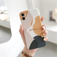 Load image into Gallery viewer, Art Retro Abstract Geometry Phone Case For iPhone 11 Pro Max XR X XS Max 7 7 Puls 7 8 Plus Cases Cute Soft Silicone Cover
