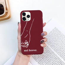 Load image into Gallery viewer, JAMULAR King Queen Lovers Couple Case For iPhone X XS MAX X XR 11 Pro SE 2020 7 8 6Plus Black White Silicon Soft Phone Cover Bag

