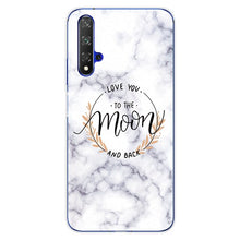Load image into Gallery viewer, For Huawei Nova5T Case Huawei Nova 5T Case marble flower Silicone Soft Clear Cover Phone Case For Huawei Nova 5T 5 T Nova5T Case
