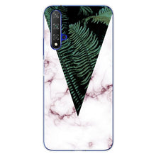 Load image into Gallery viewer, For Huawei Nova5T Case Huawei Nova 5T Case marble flower Silicone Soft Clear Cover Phone Case For Huawei Nova 5T 5 T Nova5T Case
