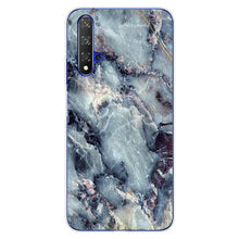 Load image into Gallery viewer, For Huawei Nova5T Case Huawei Nova 5T Case marble flower Silicone Soft Clear Cover Phone Case For Huawei Nova 5T 5 T Nova5T Case
