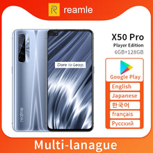 Load image into Gallery viewer, realme X50 Pro X50 5G 6GB 128GB 6.44 90Hz SuperAmoled Screen Moblie Phone Snapdragon 865 Cellphone 65W Superdart Charge
