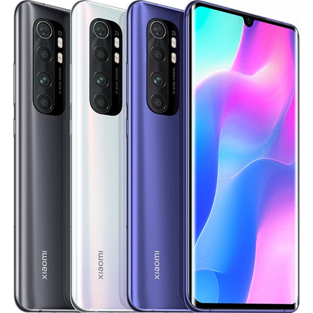 Mi Note 10 Lite 6GB 128GB Mobile phone Smartphone Cellphone Xiaomi Redmi MIUI AndroidSnapdragon730G Octa Core 64MP Quad Camera 5260mAh 6.47