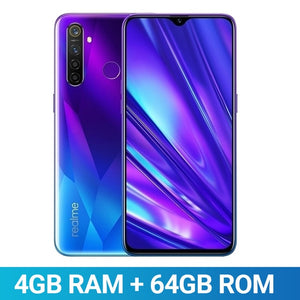 realme Q 4GB 64GB 6.3'' Moblie Phone Snapdragon 712 AIE Octa Core 48MP Quad Camera Cellphone 20W Fast Charger