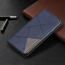 Load image into Gallery viewer, Geometric Leather Flip Case For RedMi Note 8 Pro 8T 8Pro Note7 7A 8A Wallet Cover For XiaoMi Mi Note 10 CC9 9T Cases Wallet Bags
