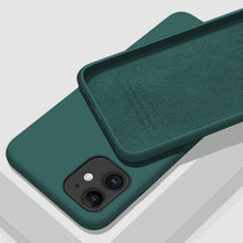 Load image into Gallery viewer, Original Liquid Silicone Luxury Case For Apple iPhone 11 Pro Max 7 8 6 6S Plus XR X XS MAX 5 5S SE Back Cover Shockproof Case
