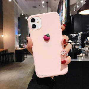 For Redmi Note 9S Case Soft TPU 3D Fruit Silicone Cover Phone Bags For Xiaomi Redmi Note 9S 9 S Note9S Note 9 Pro Max