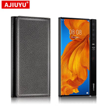 Load image into Gallery viewer, Case Cowhide Sleeve For Huawei Mate x s 5G Case mate xs Protect cover Genuine Leather for huawei mate 20 x xs 5g Phone Pouch bag
