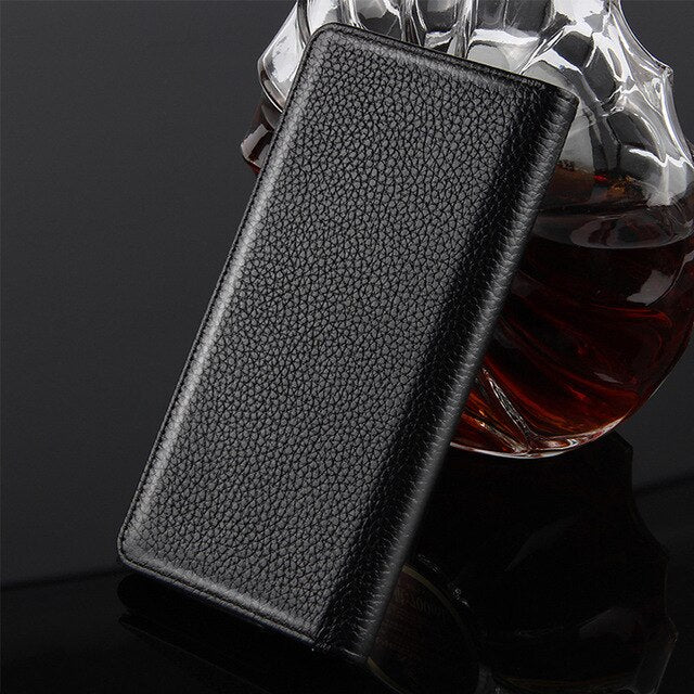Case Cowhide Sleeve For Huawei Mate x s 5G Case mate xs Protect cover Genuine Leather for huawei mate 20 x xs 5g Phone Pouch bag