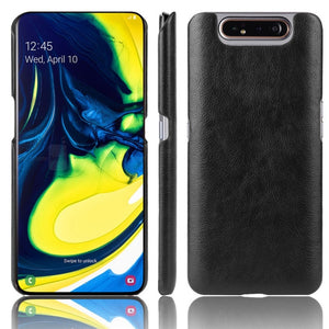 For Samsung Galaxy A80/A90 Case PU Leather Litchi pattern Skin Hard Bag Cover For Samsung Galaxy A80 A 80 SM-A805F/DS Phone Case