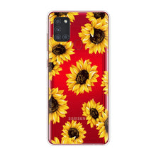 Load image into Gallery viewer, For Samsung Galaxy A21S Case A 21S Bumper Silicone TPU Soft Phone Cover For Samsung A21S A217F A21 A 21 S 6.5&quot; Cases Cute Flower
