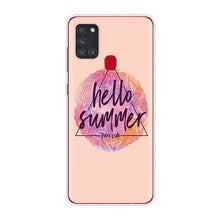 Load image into Gallery viewer, For Samsung Galaxy A21S Case A 21S Bumper Silicone TPU Soft Phone Cover For Samsung A21S A217F A21 A 21 S 6.5&quot; Cases Cute Flower
