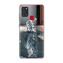 Load image into Gallery viewer, For Samsung Galaxy A21S Case A 21S Bumper Silicone TPU Soft Phone Cover For Samsung A21S A217F A21 A 21 S 6.5&quot; Cases Cute Flower
