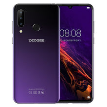 Load image into Gallery viewer, DOOGEE N20 Mobilephone Fingerprint 6.3inch FHD+ Display 16MP Triple Back Camera 64GB 4GB MT6763 Octa Core 4350mAh Cellphone LTE
